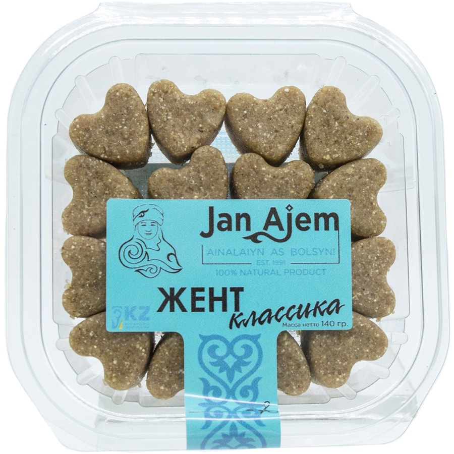 Жент сушеный сладкий Jan Ajem в форме сердца, 140 гр.